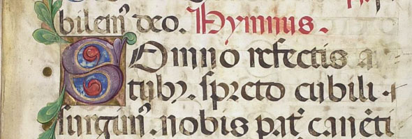 Particolare manoscritto medievale